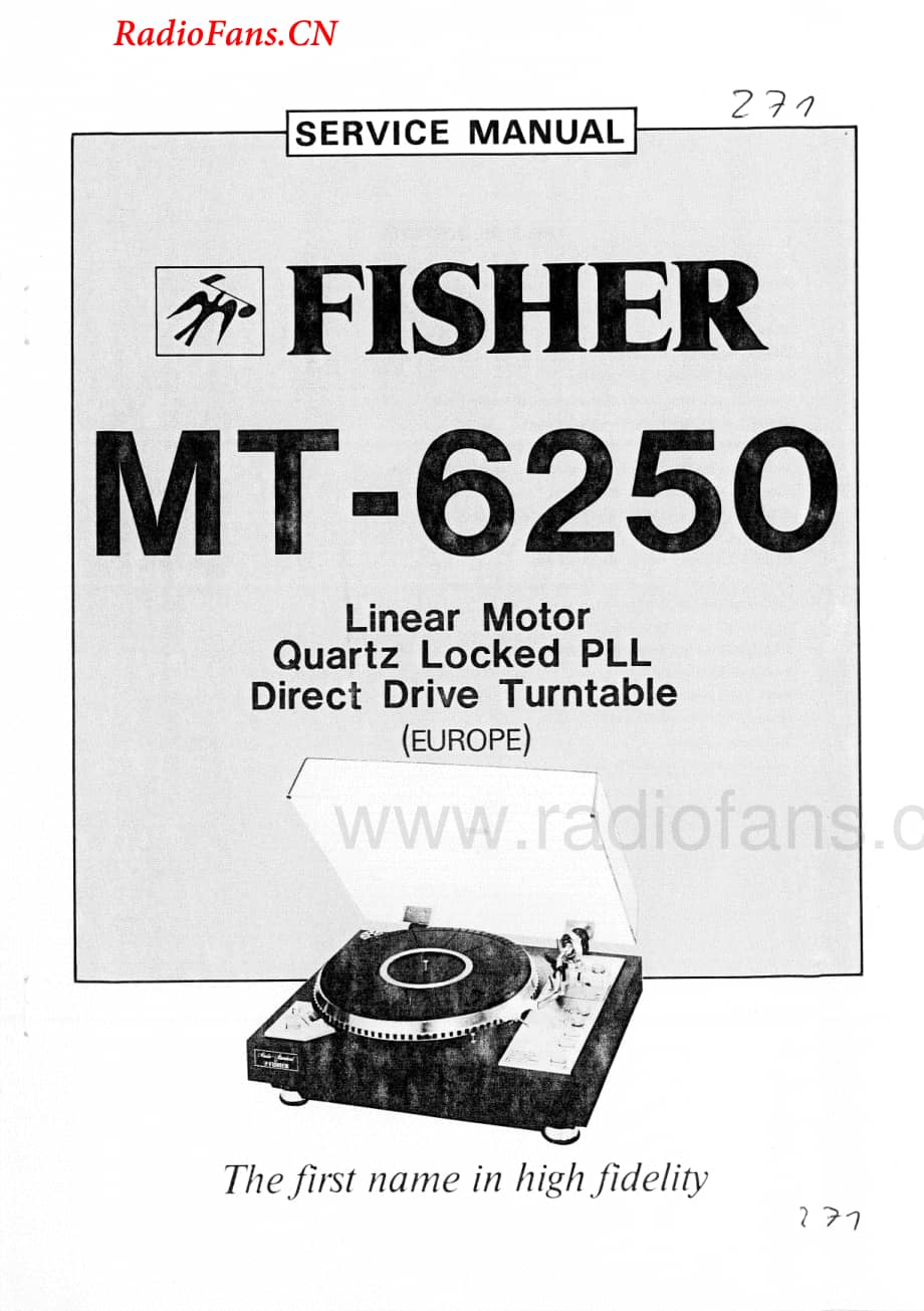 Fisher-MT6250-tt-sm维修电路图 手册.pdf_第1页