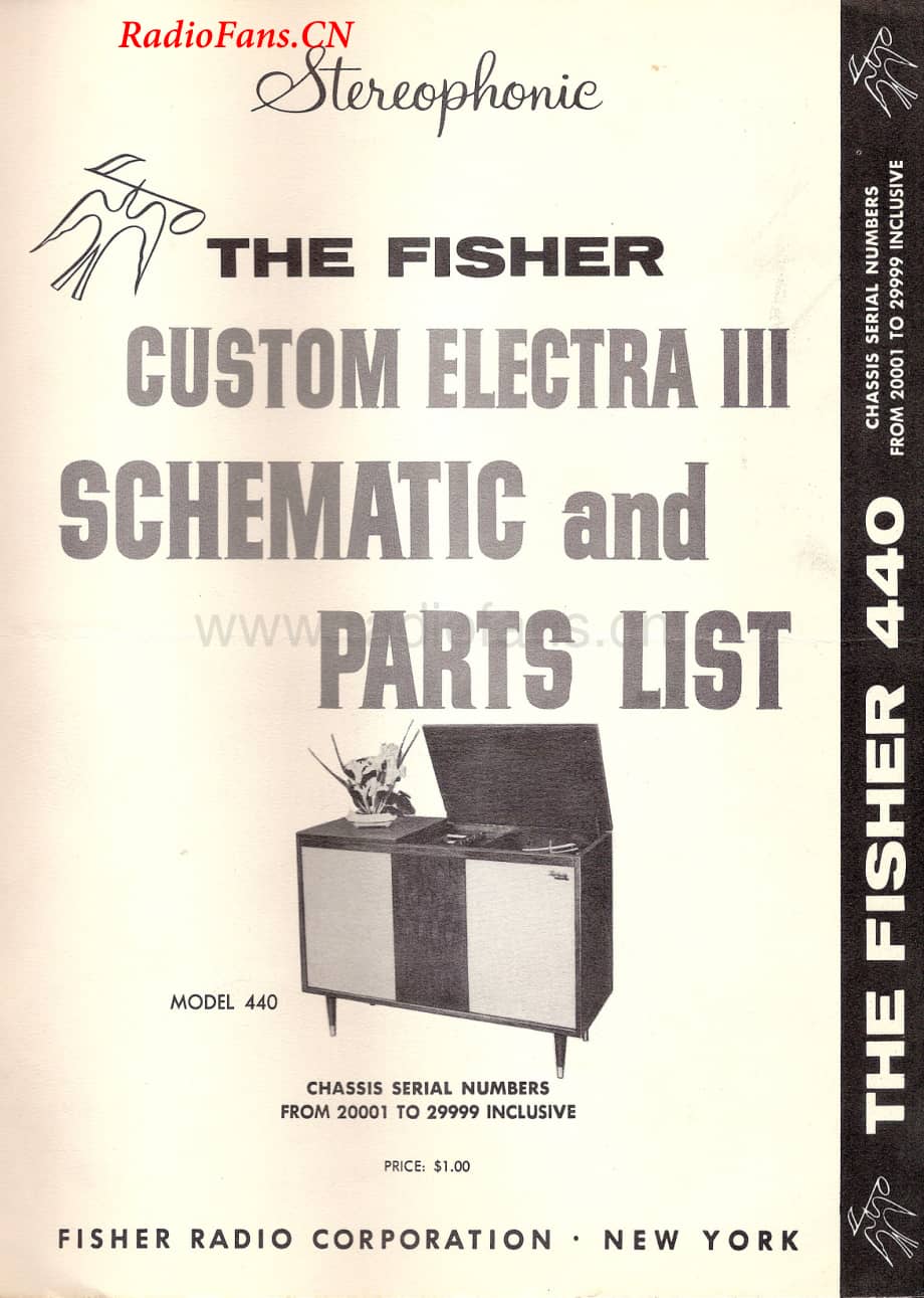 Fisher-440-rec-sm维修电路图 手册.pdf_第1页