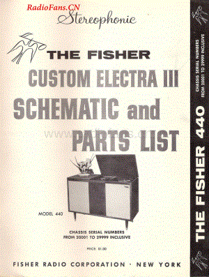 Fisher-440-rec-sm维修电路图 手册.pdf