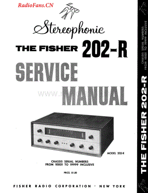 Fisher-202R-rec-sm维修电路图 手册.pdf