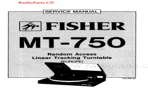 Fisher-MT750-tt-sm维修电路图 手册.pdf