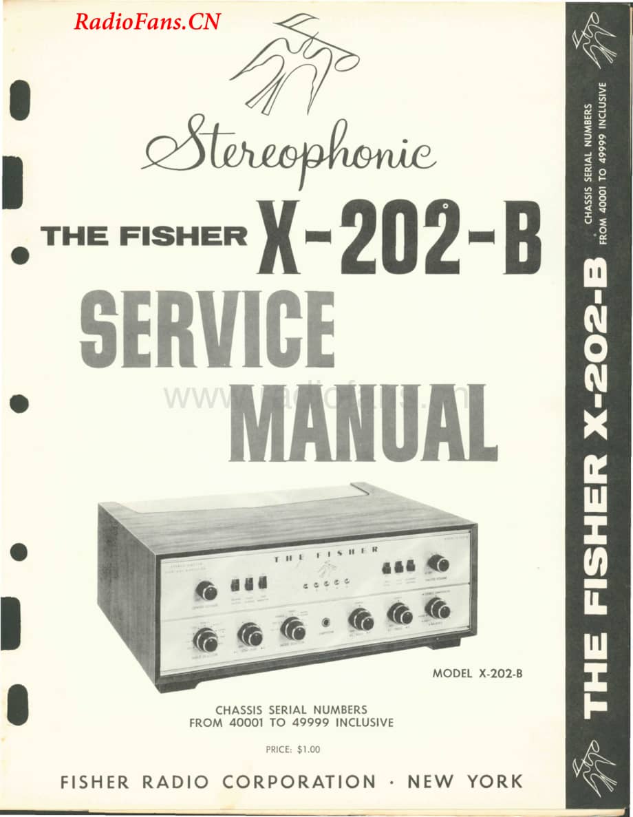 Fisher-X202B-int-sm1维修电路图 手册.pdf_第1页