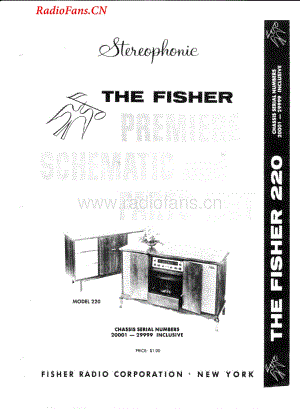 Fisher-Premiere220-mc-sm维修电路图 手册.pdf