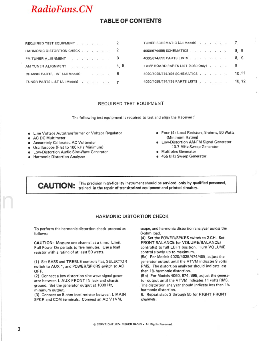 Fisher-674-rec-sm(1)维修电路图 手册.pdf_第2页