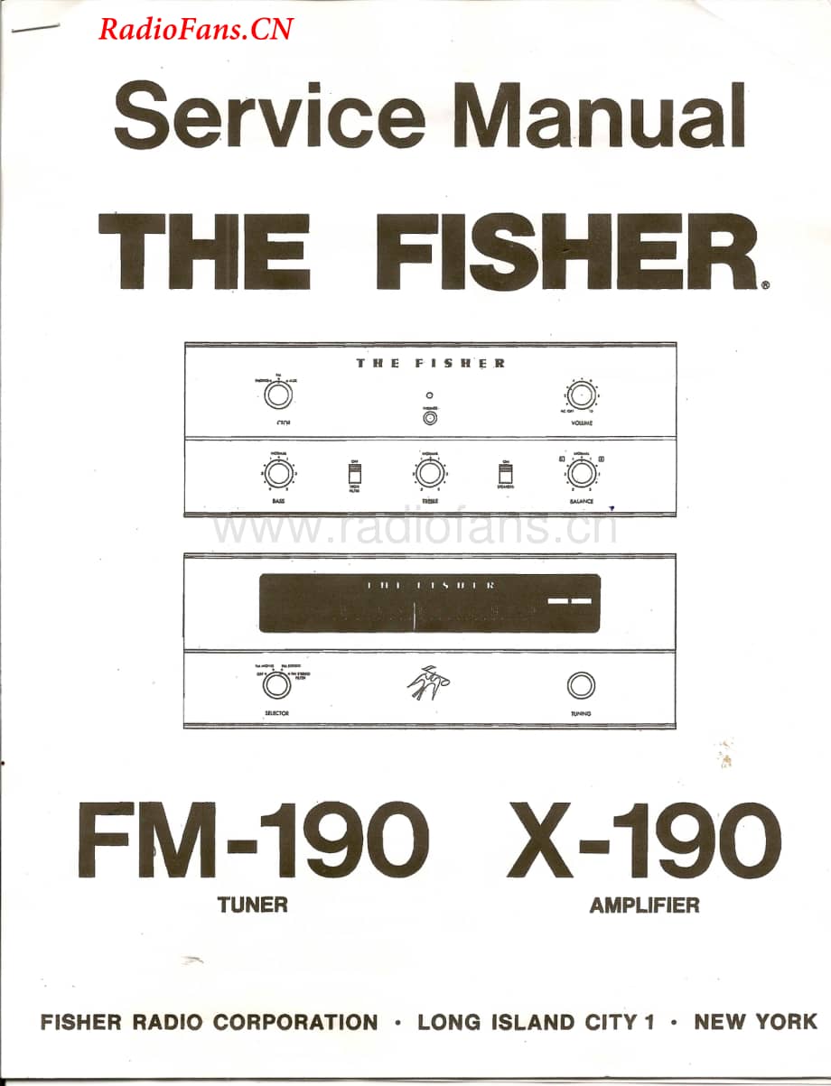 Fisher-FM190X-tun-sm维修电路图 手册.pdf_第1页