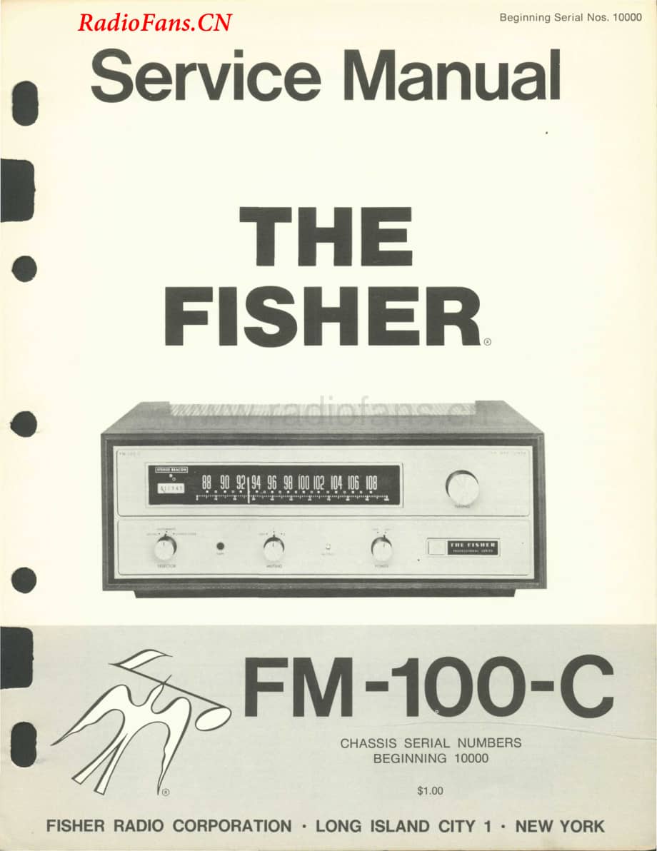 Fisher-FM100C-tun-sm维修电路图 手册.pdf_第1页