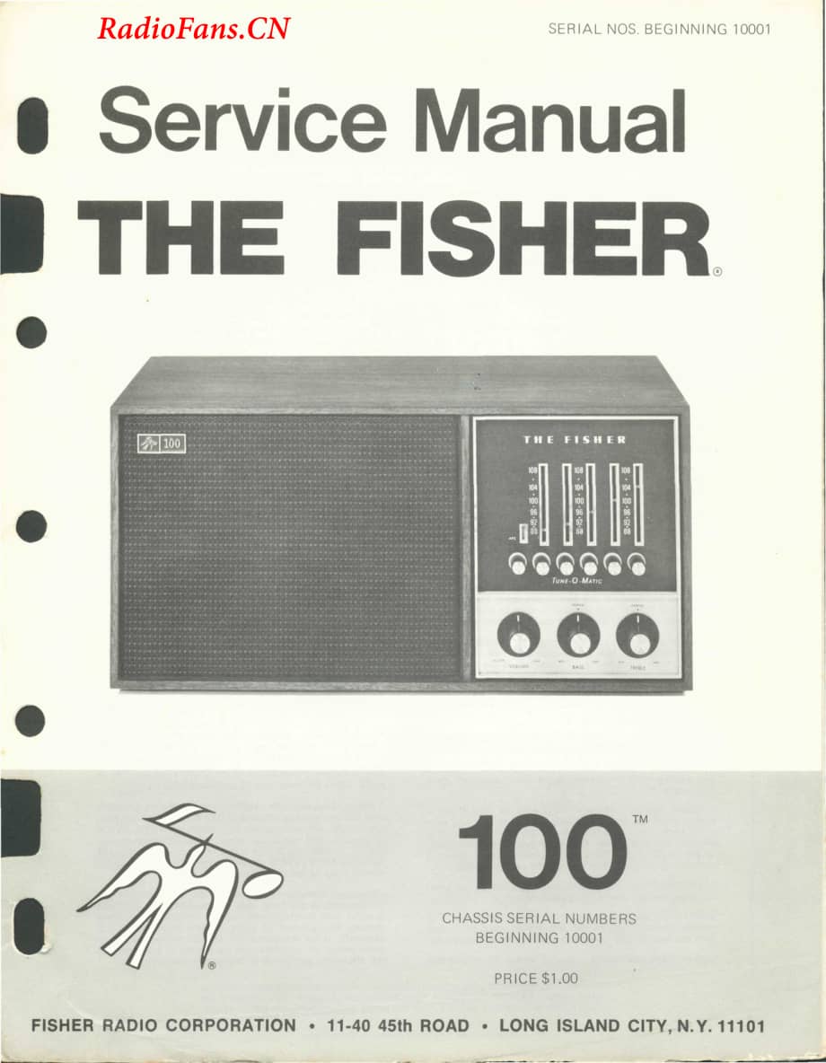 Fisher-100-rec-sm维修电路图 手册.pdf_第1页