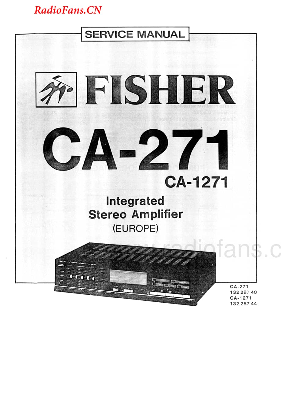Fisher-CA271-int-sm维修电路图 手册.pdf_第1页