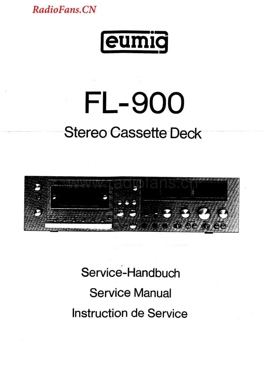 Eumig-FL900-tape-sm维修电路图 手册.pdf_第1页