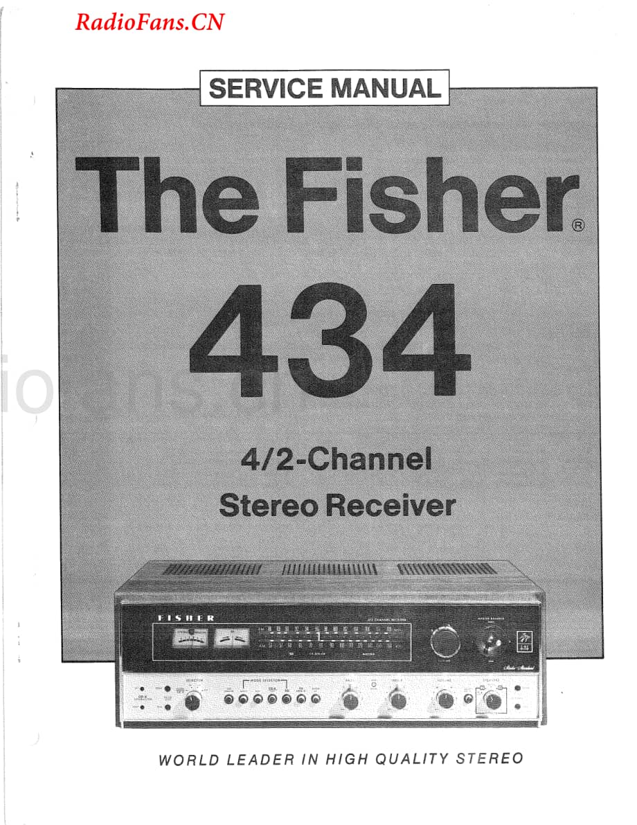 Fisher-434-rec-sm维修电路图 手册.pdf_第1页