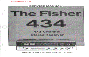 Fisher-434-rec-sm维修电路图 手册.pdf
