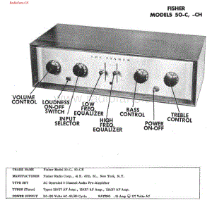 Fisher-50C-int-sm(1)维修电路图 手册.pdf