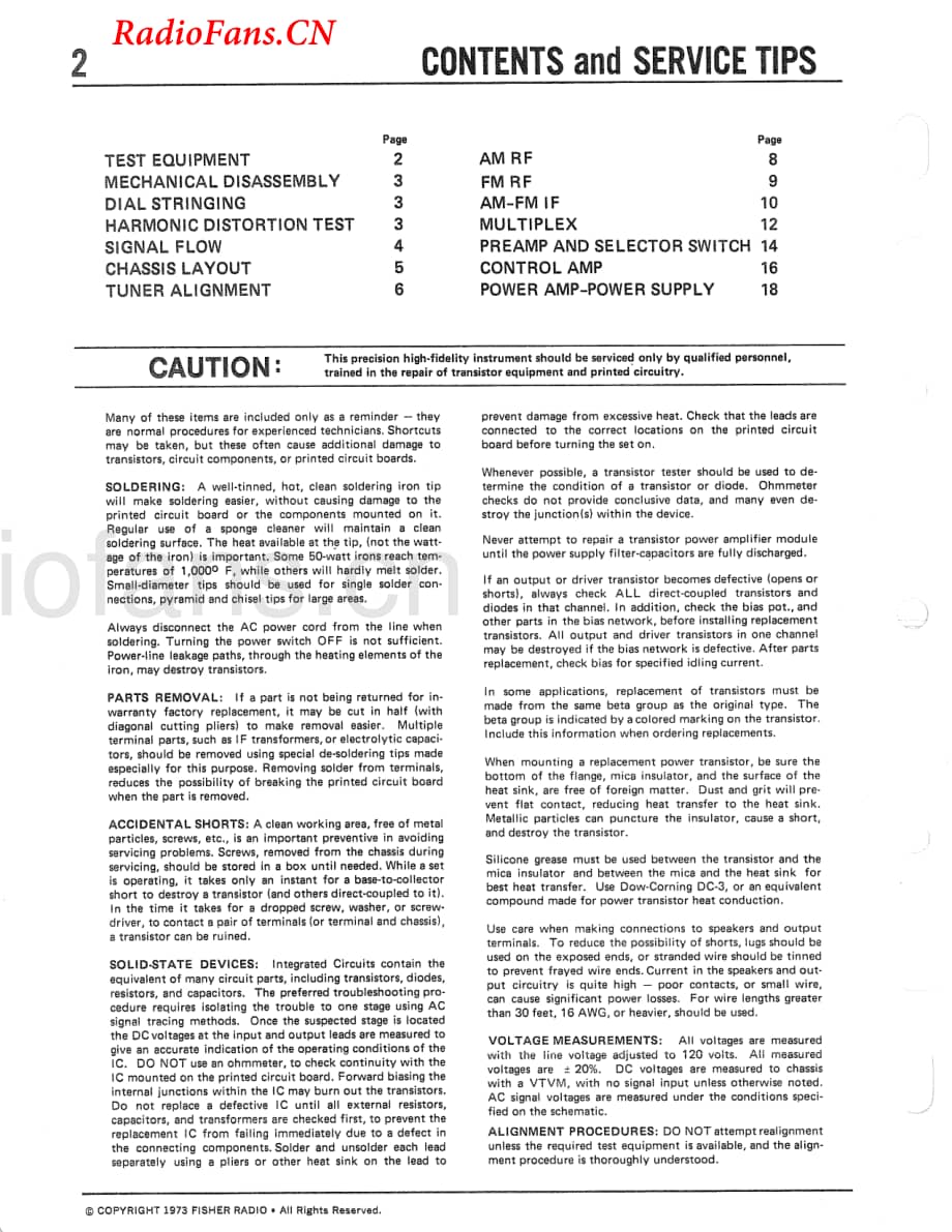 Fisher-203-rec-sm(1)维修电路图 手册.pdf_第2页
