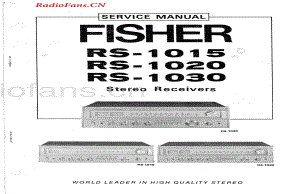 Fisher-RS1020-rec-sm维修电路图 手册.pdf