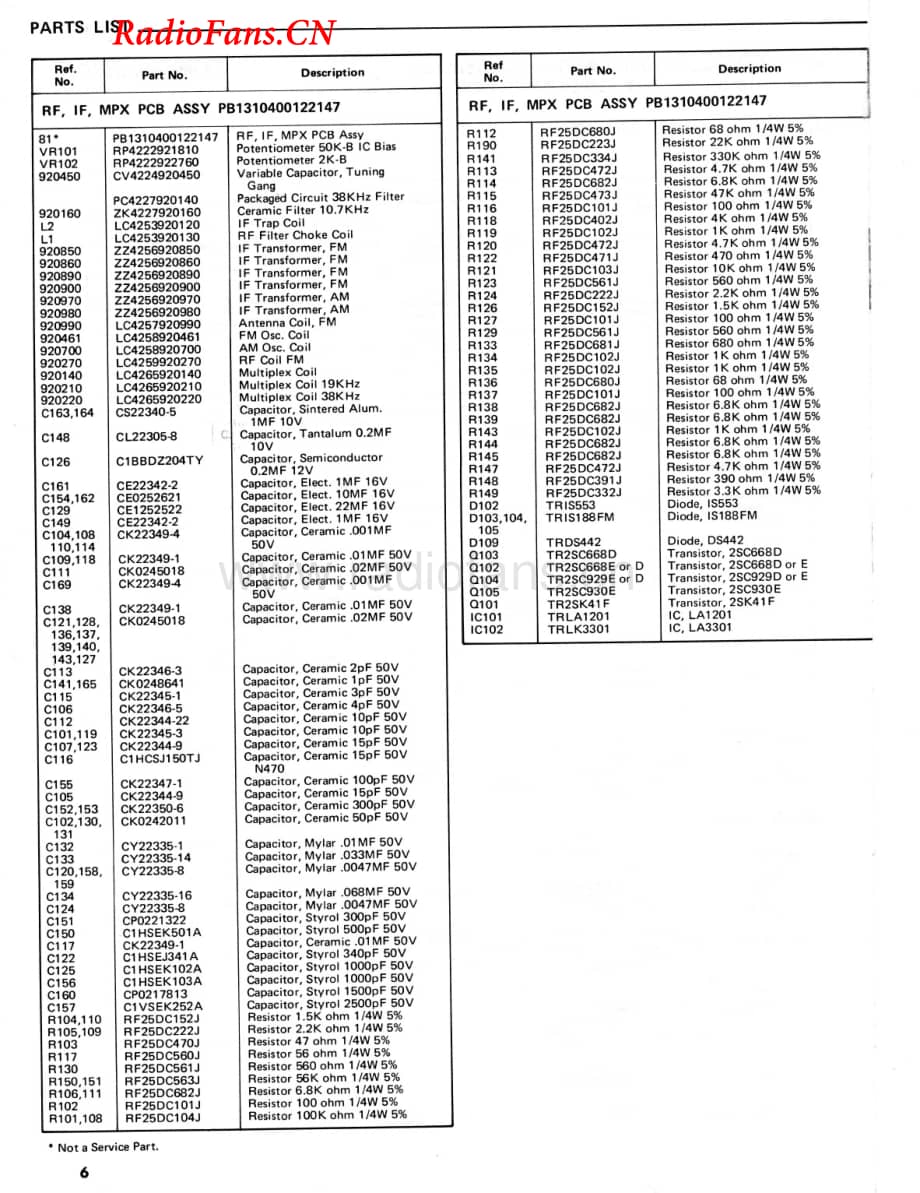 Fisher-MC3015-rec-sm维修电路图 手册.pdf_第2页
