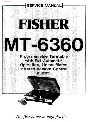 Fisher-MT6360-tt-sm维修电路图 手册.pdf