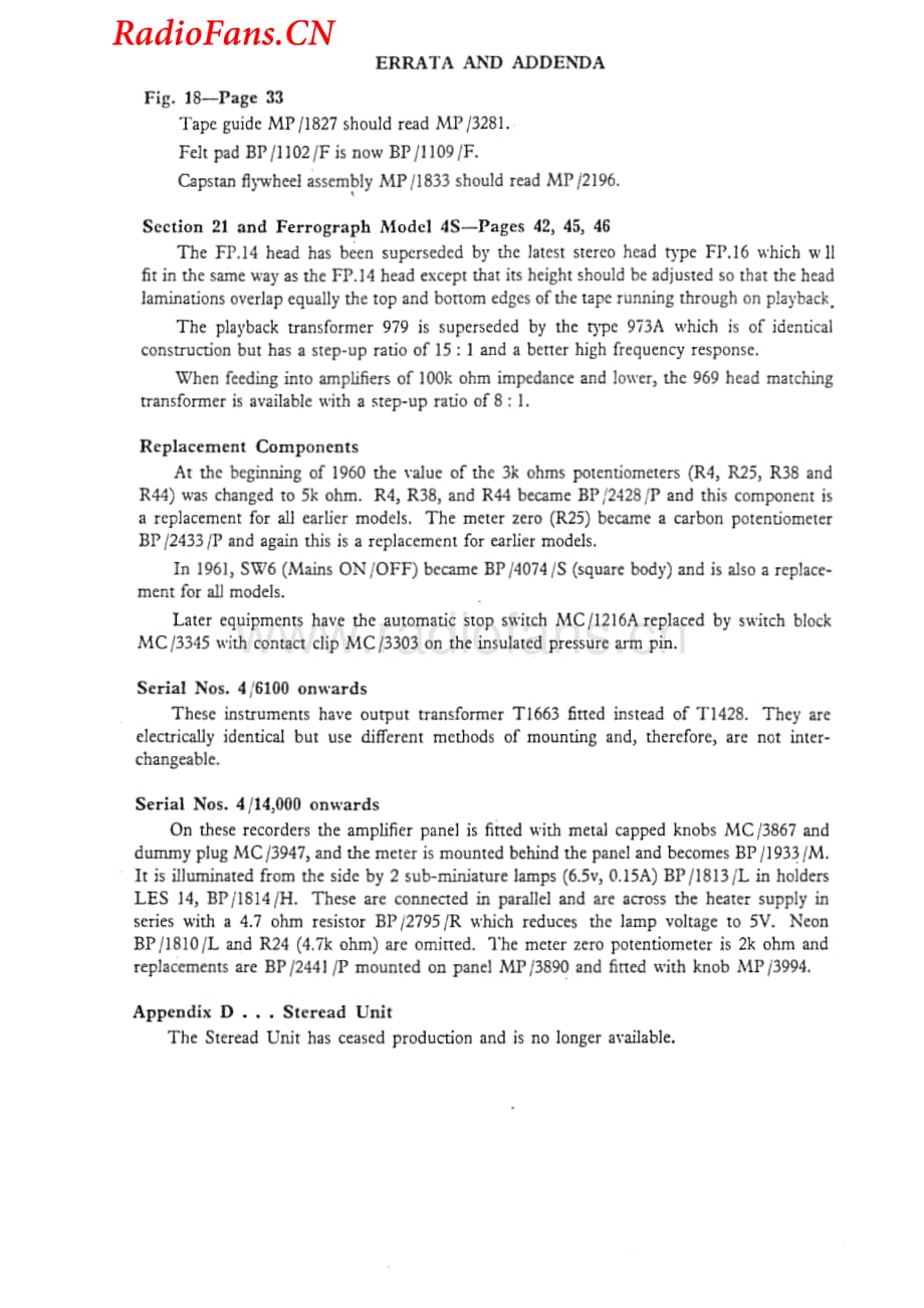 Ferguson-Ferrograph4AH-tape-sm维修电路图 手册.pdf_第3页