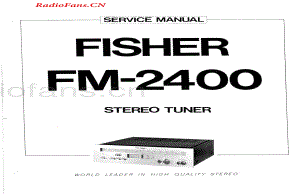 Fisher-FM2400-tun-sm维修电路图 手册.pdf
