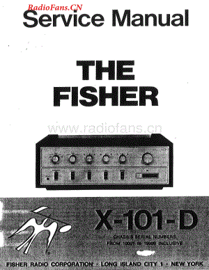 Fisher-X101D-int-sm维修电路图 手册.pdf