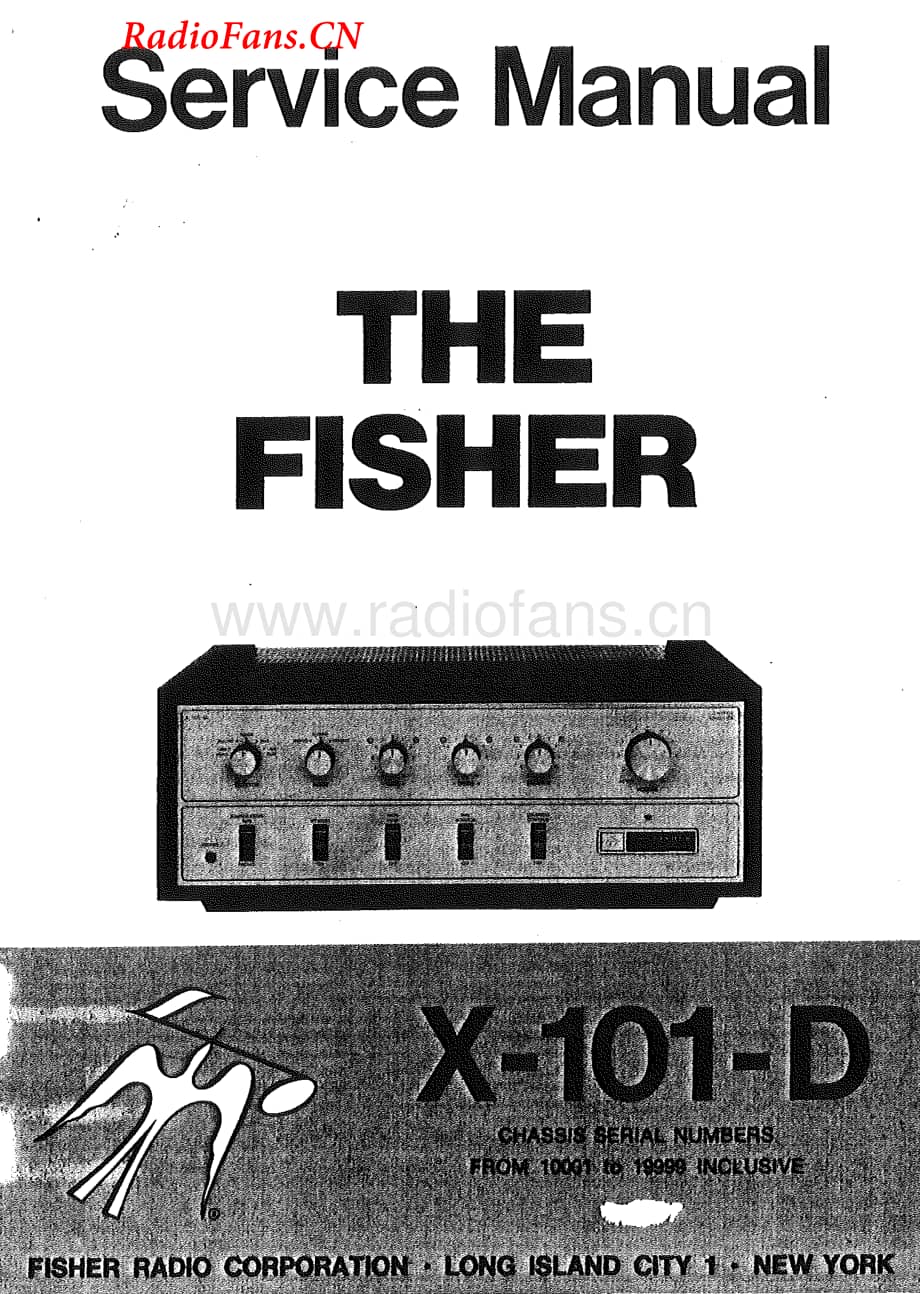 Fisher-X101D-int-sm维修电路图 手册.pdf_第1页