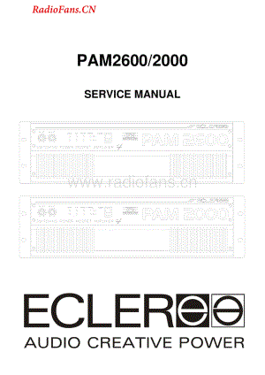 Ecler-PAM2600-pwr-sm维修电路图 手册.pdf