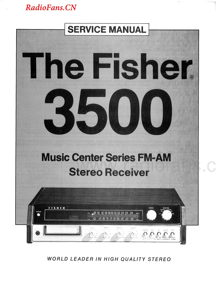 Fisher-3500-rec-sm维修电路图 手册.pdf_第1页