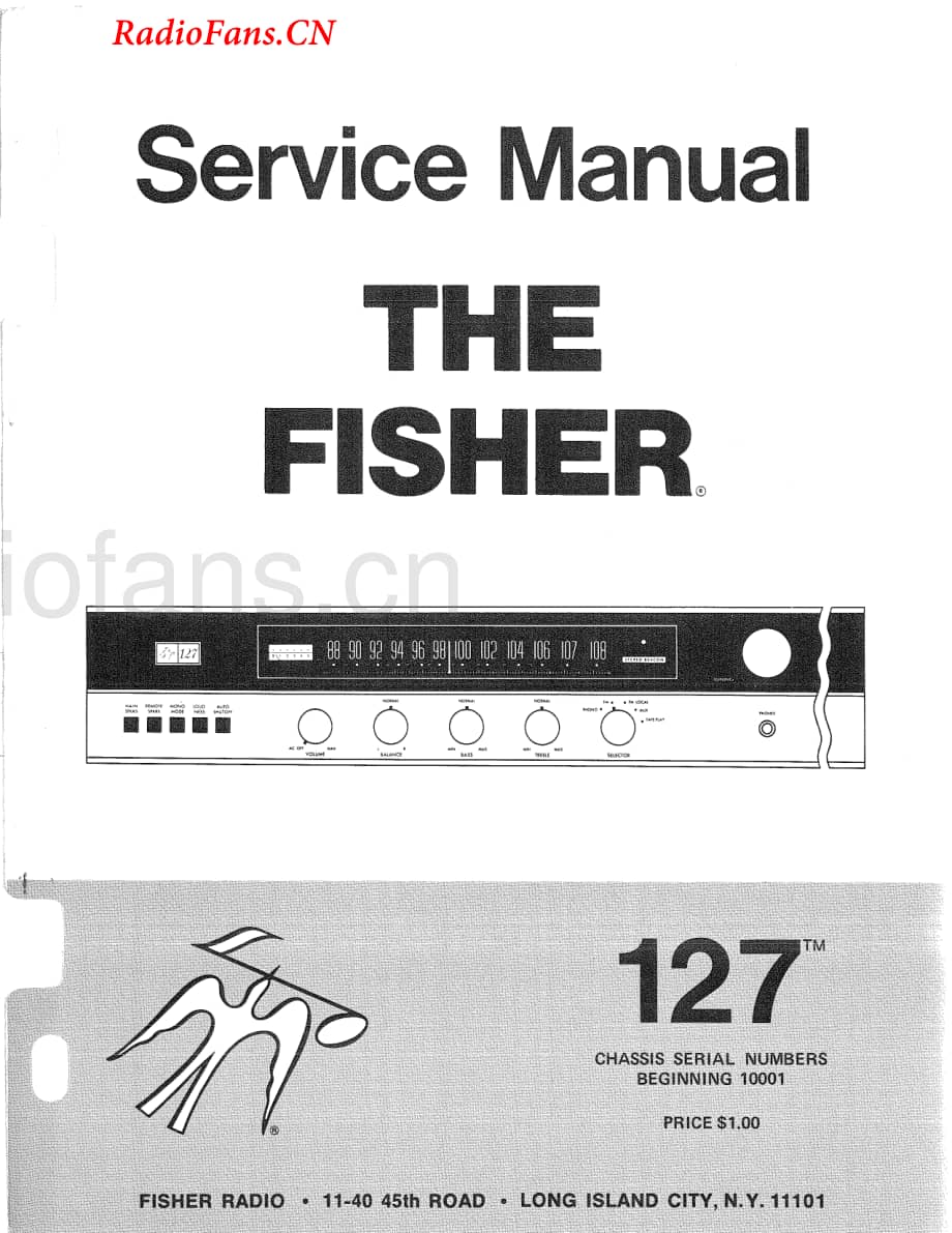 Fisher-127-rec-sm维修电路图 手册.pdf_第1页
