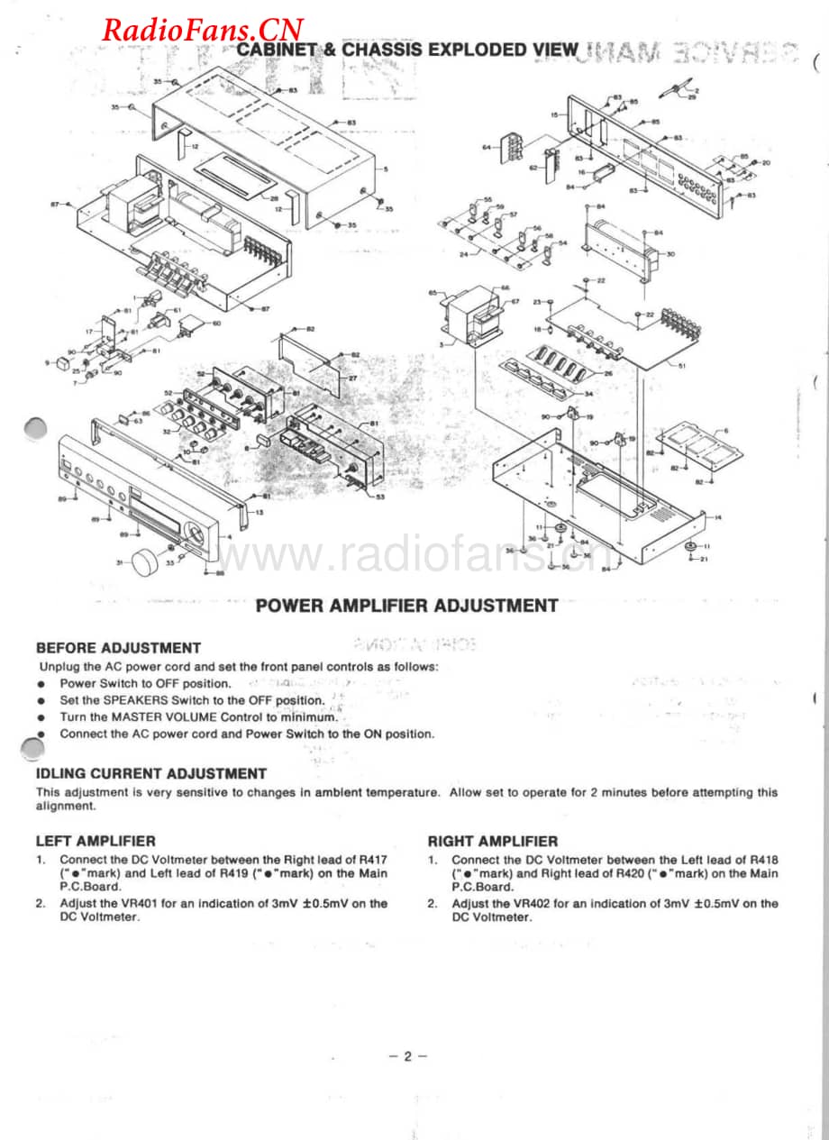 Fisher-CA520-int-sm维修电路图 手册.pdf_第2页