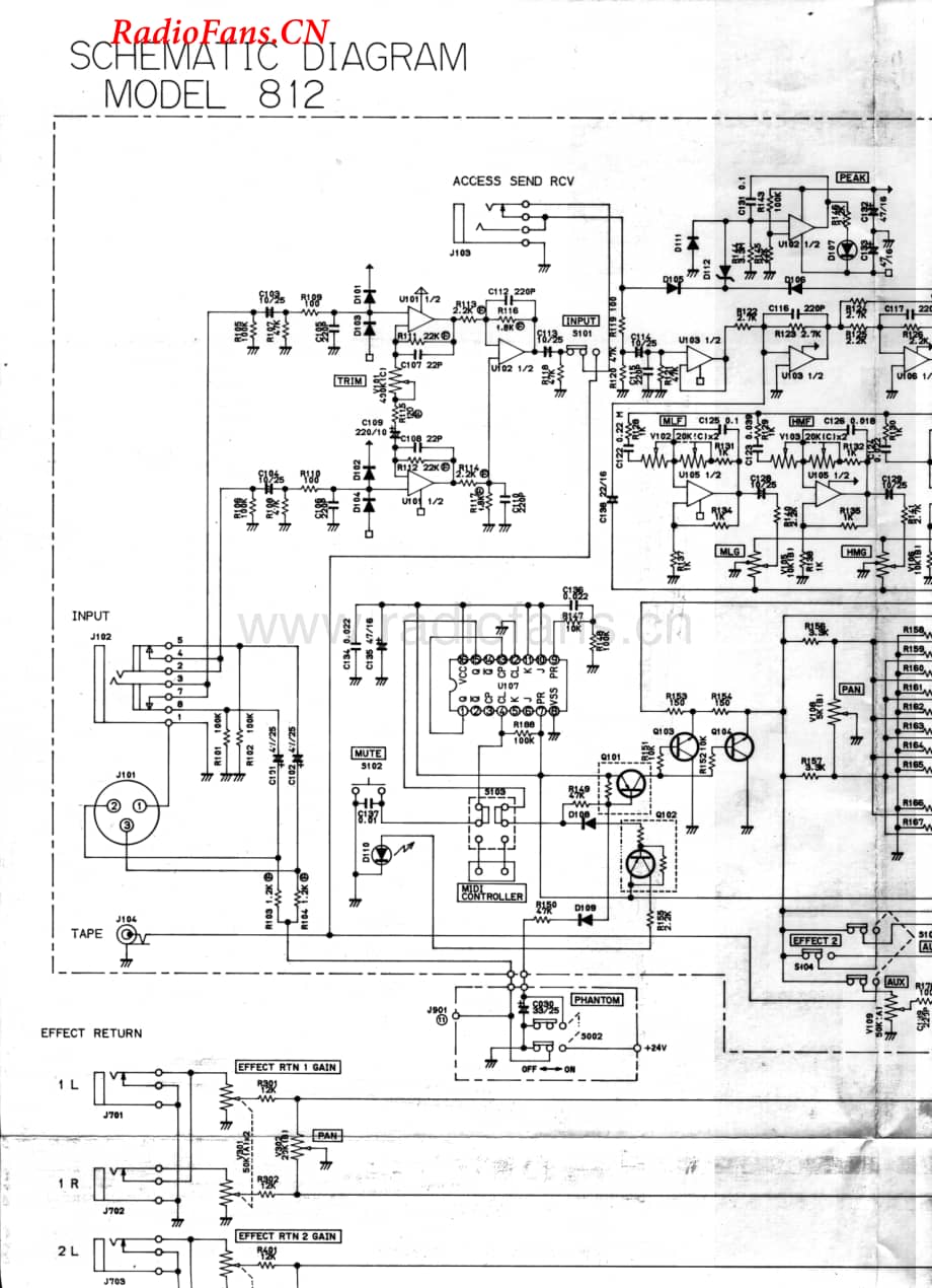 Fostex-812-pre-sch维修电路图 手册.pdf_第1页