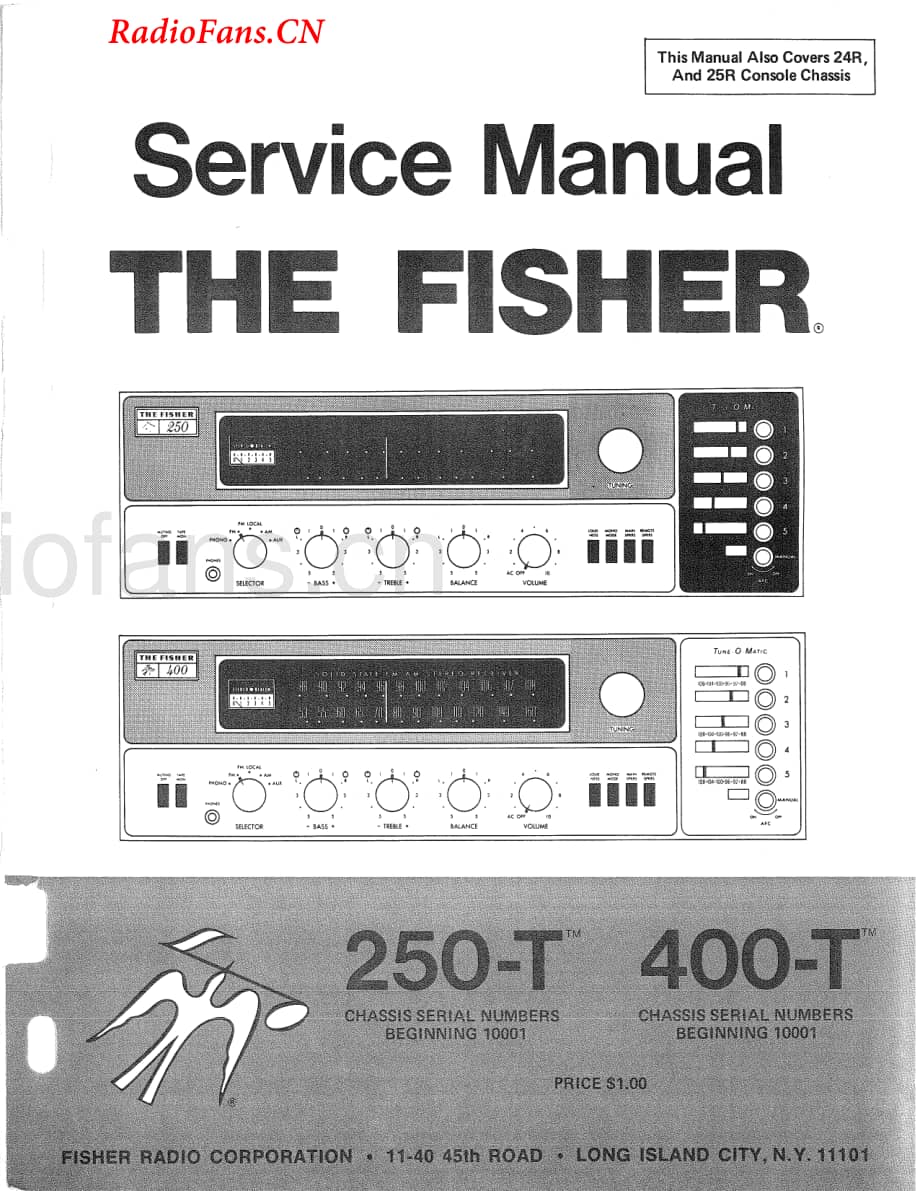 Fisher-400T-rec-sm维修电路图 手册.pdf_第1页