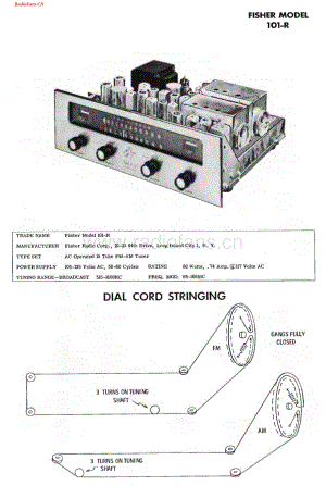 Fisher-101R-tun-sm(1)维修电路图 手册.pdf