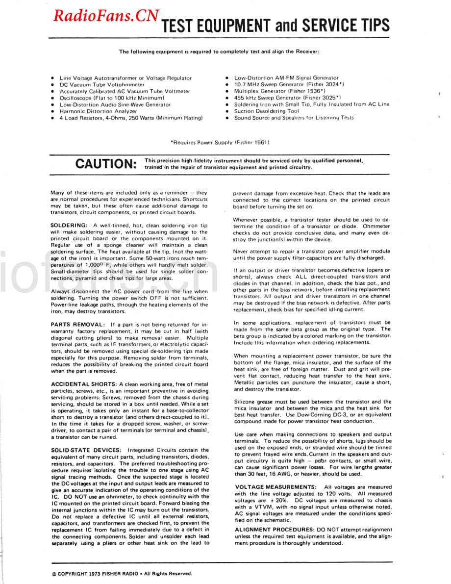 Fisher-414-rec-sm(1)维修电路图 手册.pdf_第2页