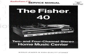 Fisher-40-rec-sm维修电路图 手册.pdf