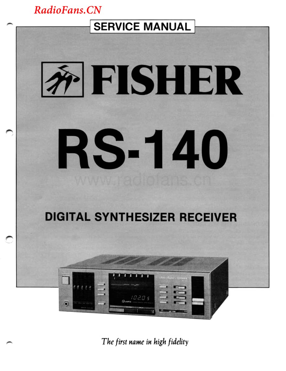 Fisher-RS140-rec-sm维修电路图 手册.pdf_第1页