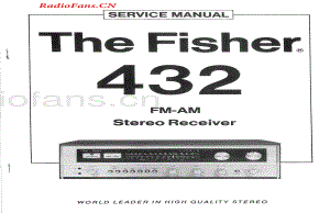 Fisher-432-rec-sm(1)维修电路图 手册.pdf