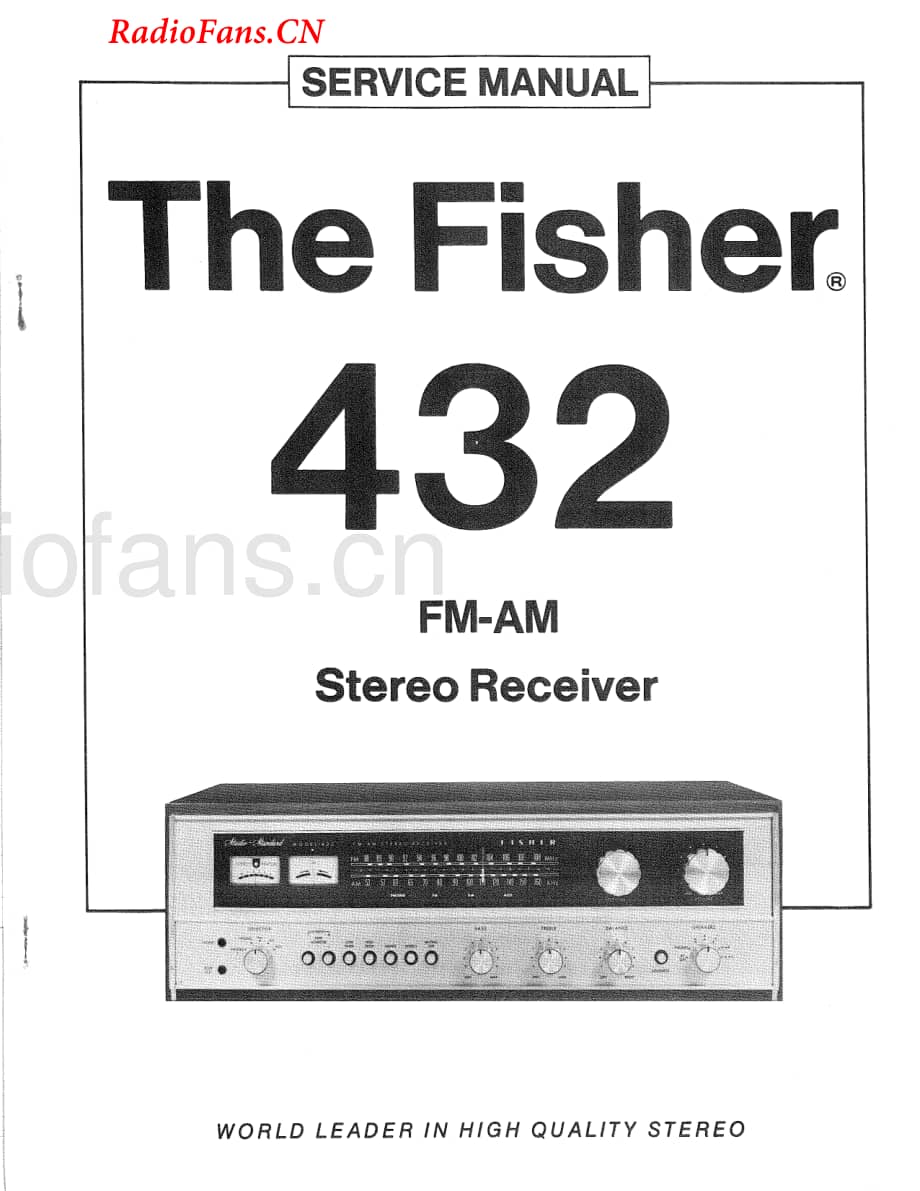 Fisher-432-rec-sm(1)维修电路图 手册.pdf_第1页