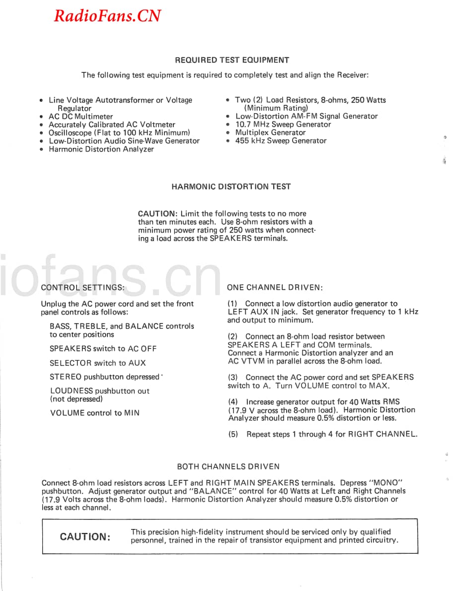 Fisher-432-rec-sm(1)维修电路图 手册.pdf_第2页