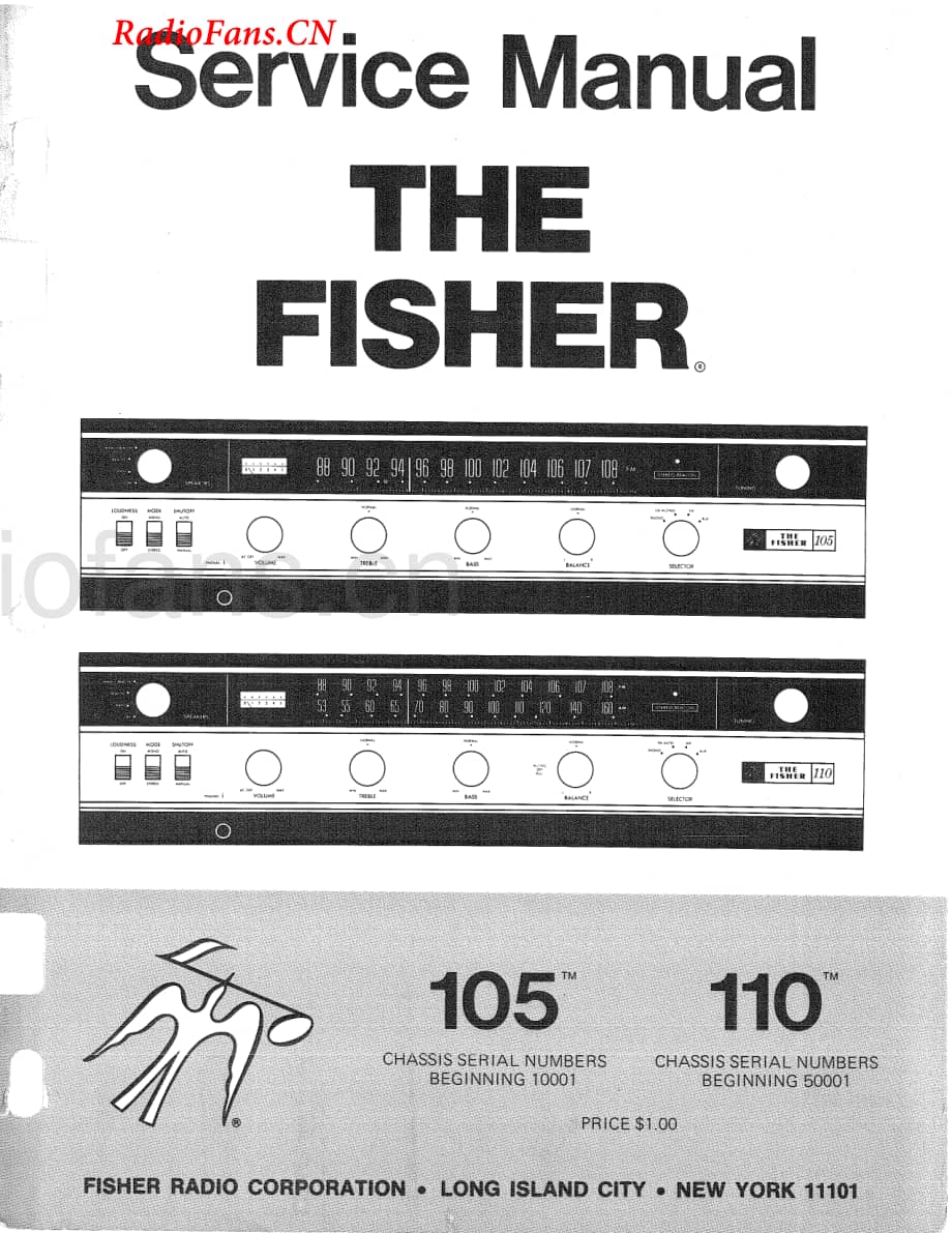 Fisher-105-tun-sm维修电路图 手册.pdf_第1页