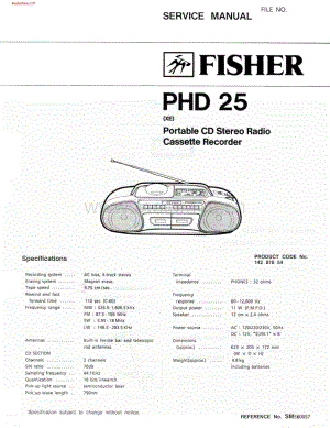Fisher-PHD25-tape-sch维修电路图 手册.pdf