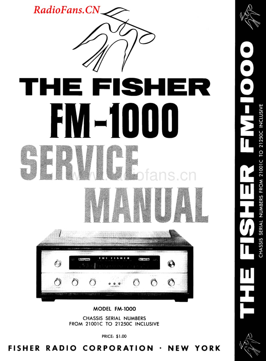 Fisher-FM1000-rec-sm维修电路图 手册.pdf_第1页