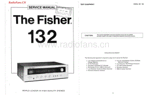 Fisher-132-rec-sm维修电路图 手册.pdf