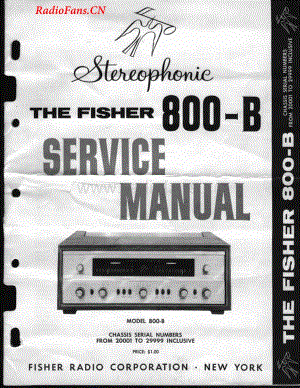 Fisher-800B-rec-sm(1)维修电路图 手册.pdf