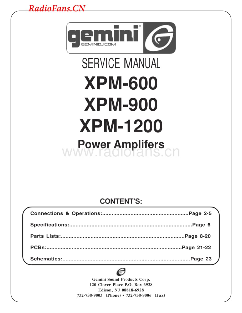 Gemini-XPM900-pwr-sm维修电路图 手册.pdf_第1页