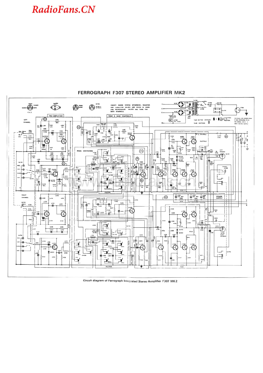 Ferguson-FerrographF307mkII-sch维修电路图 手册.pdf_第1页