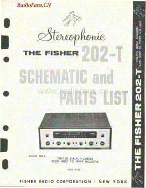 Fisher-202T-rec-sm维修电路图 手册.pdf