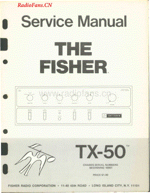 Fisher-TX50-int-sm维修电路图 手册.pdf