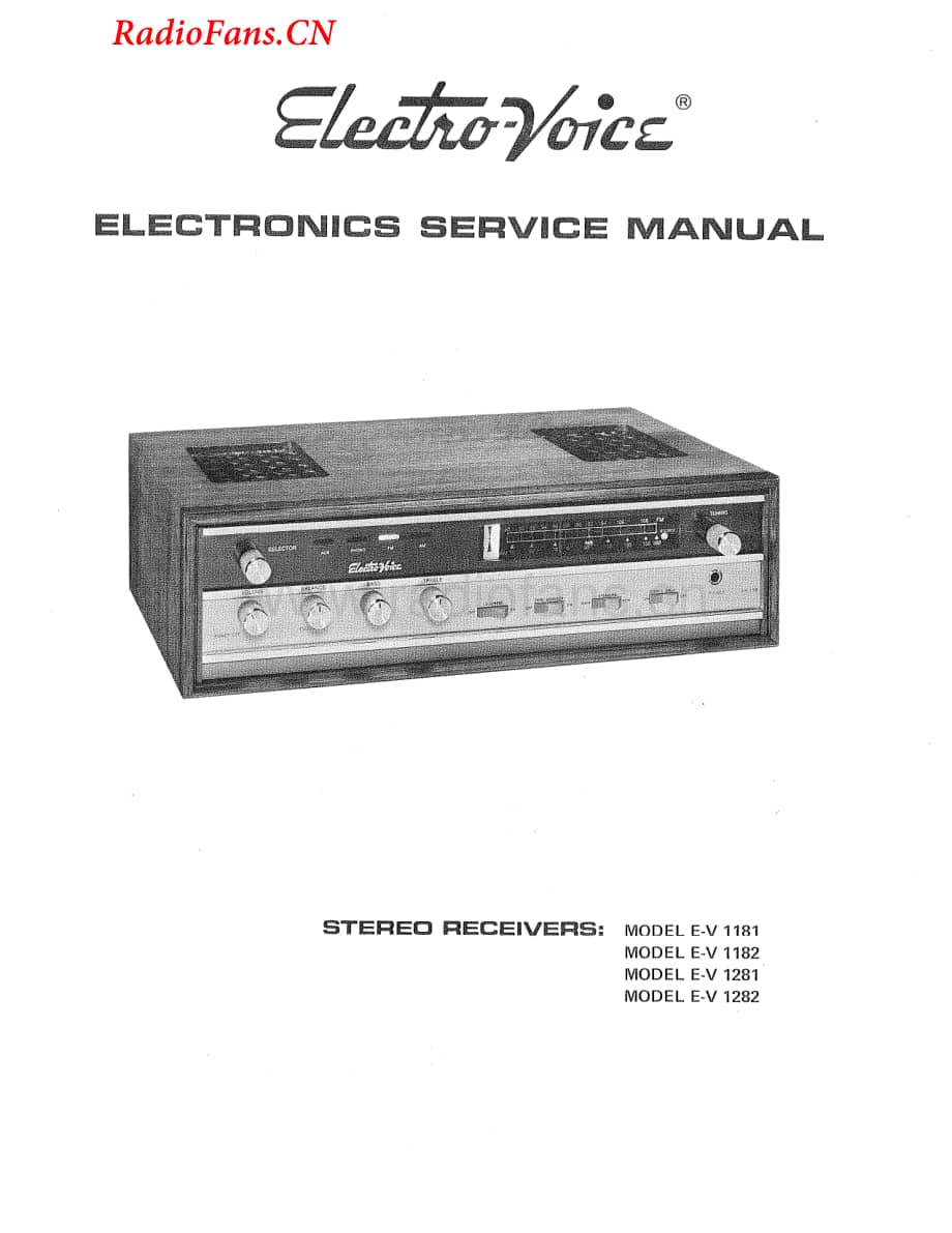 Electrovoice-EV1182-rec-sm维修电路图 手册.pdf_第1页