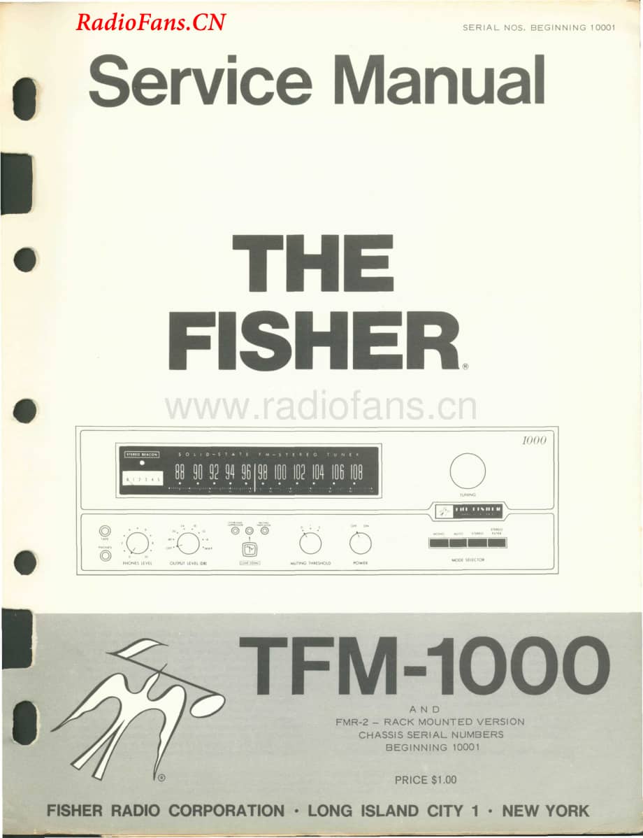 Fisher-TFM1000-tun-sm维修电路图 手册.pdf_第1页