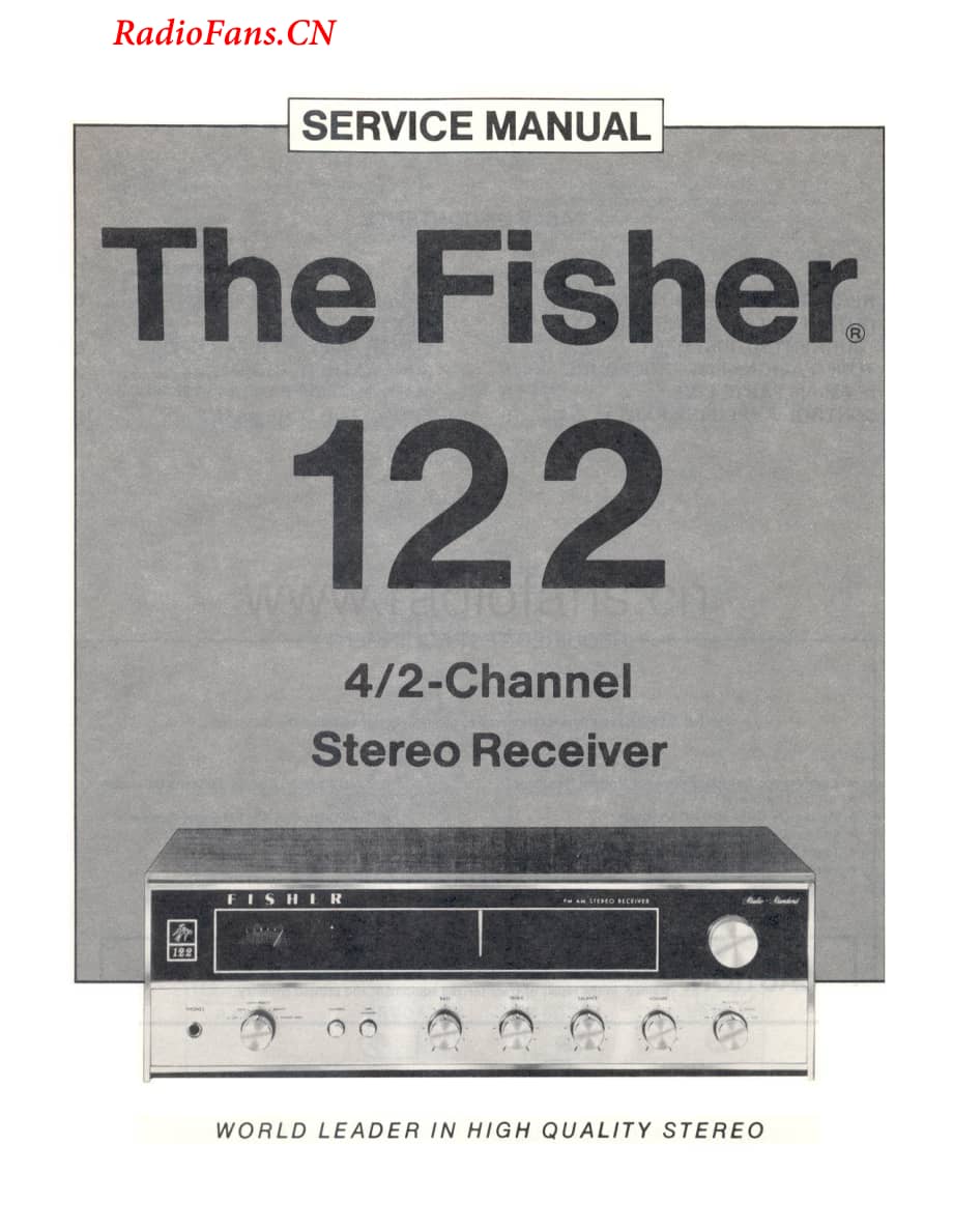Fisher-122-rec-sm维修电路图 手册.pdf_第1页