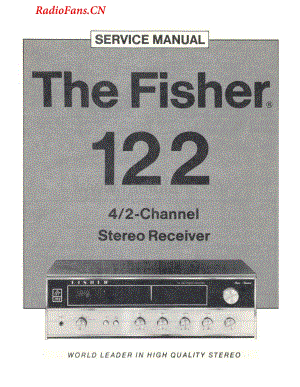 Fisher-122-rec-sm维修电路图 手册.pdf